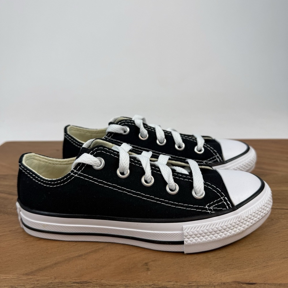 New NIB Little Kids Converse Chuck Taylor All Star OX Black Sneaker 12 C